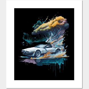 Summer Art DMC DeLorean Posters and Art